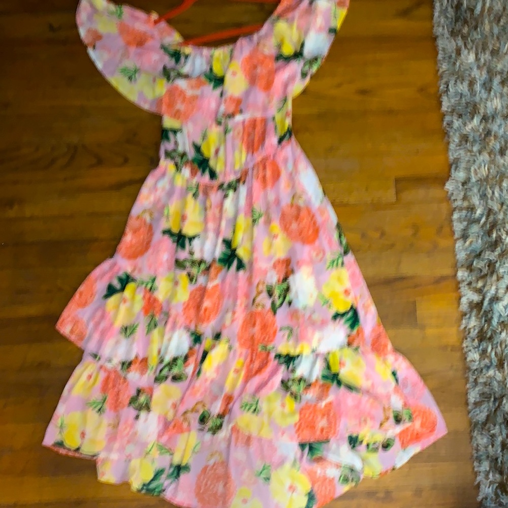 Womens sz L hi-lo summer dress